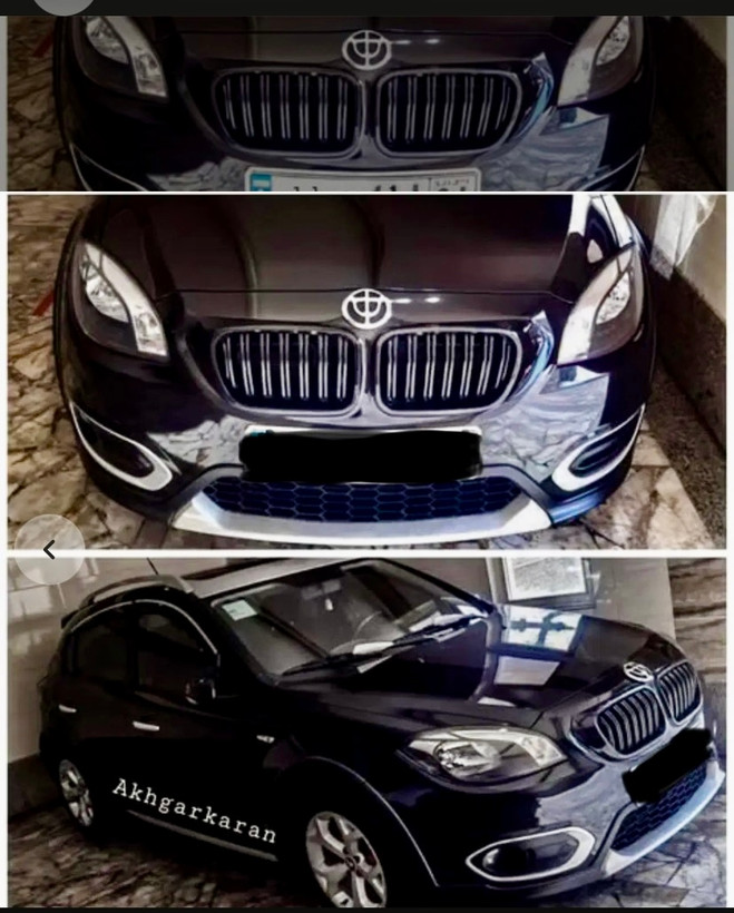 جلو پنجره برلیانس طرح bmw